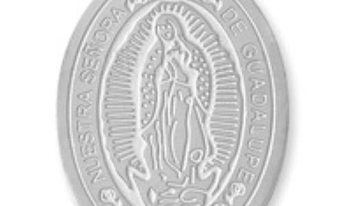 American Exchange Virgin Mary Pendant Necklace In Silver