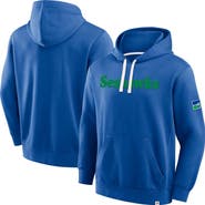 FANATICS Men's Fanatics Royal Seattle Seahawks New Horizons Heritage Pullover Hoodie