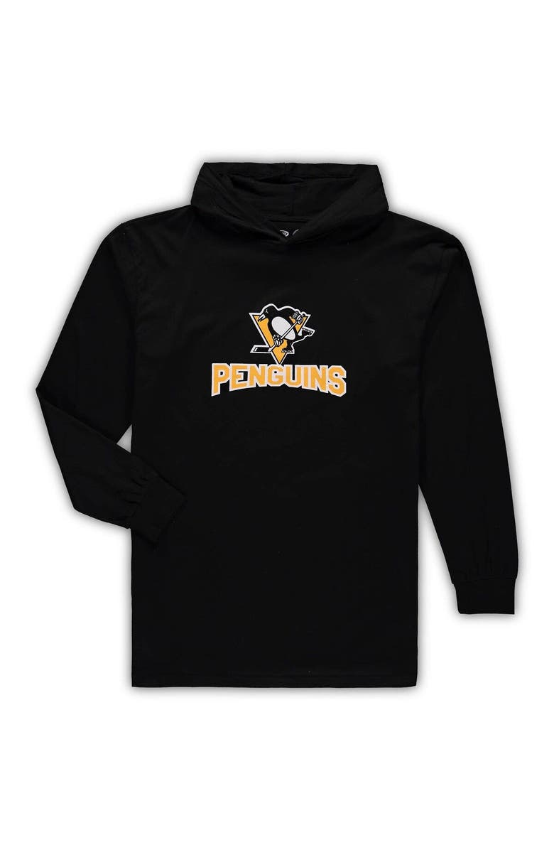 CONCEPTS SPORT Men's Concepts Sport Black Philadelphia Flyers Big & Tall Pullover Hoodie & Joggers Sleep Set, Alternate, color, Black