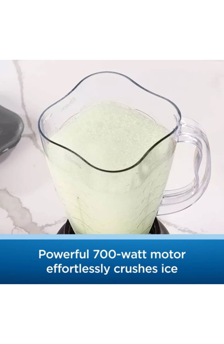 OSTER 6 Cup 5 Speed 700 Watt Plastic Jar Easy To Use Blender, Alternate, color, Black