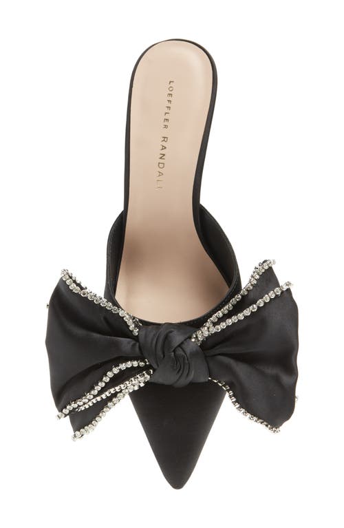 Loeffler Randall Margot Mule In Black/crystal