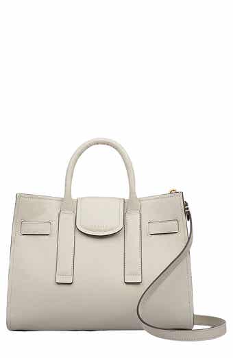 St Pancras Lane Small Saffiano Leather Satchel
