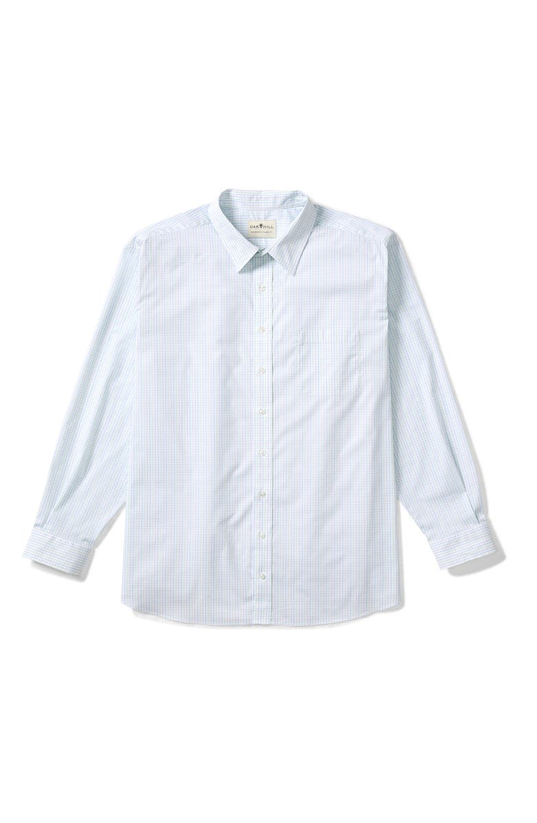 Oak Hill by DXL Big & Tall Springtime Check Dress Shirt, Alternate, color, Multi