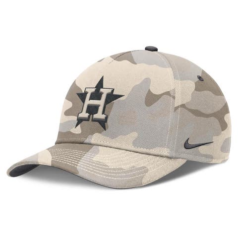 Men's Nike Natural Houston Astros Camo Pack Rise Adjustable Hat