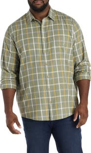 Untuckit Fit by Dxl Big & Tall Silva Flannel Sport Shirt