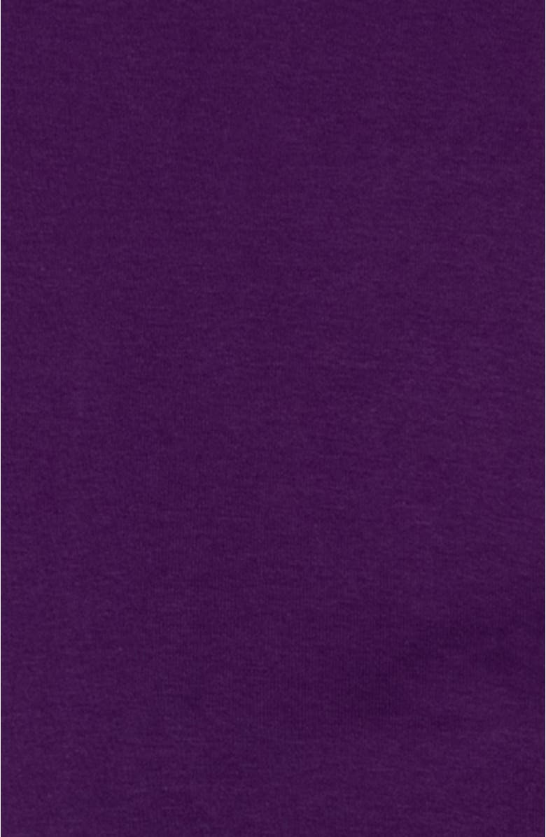 Leveret Kids Short Sleeve Cotton Solid Matching Family Pajamas, Alternate, color, Dark Purple