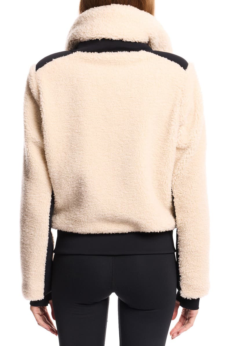 SAM. Willie Faux Shearling Jacket, Alternate, color, Almond