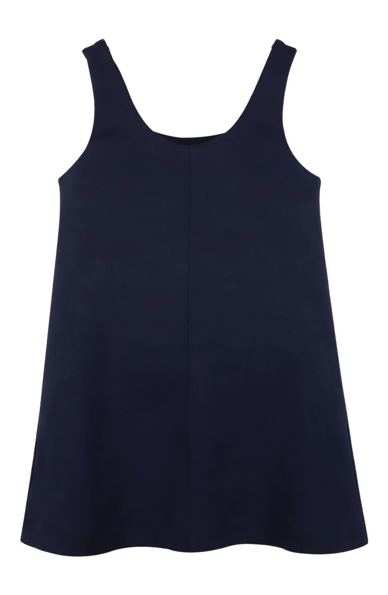 Hope & Henry Girls' Ponte Jumper, Toddler, Alternate, color, Navy