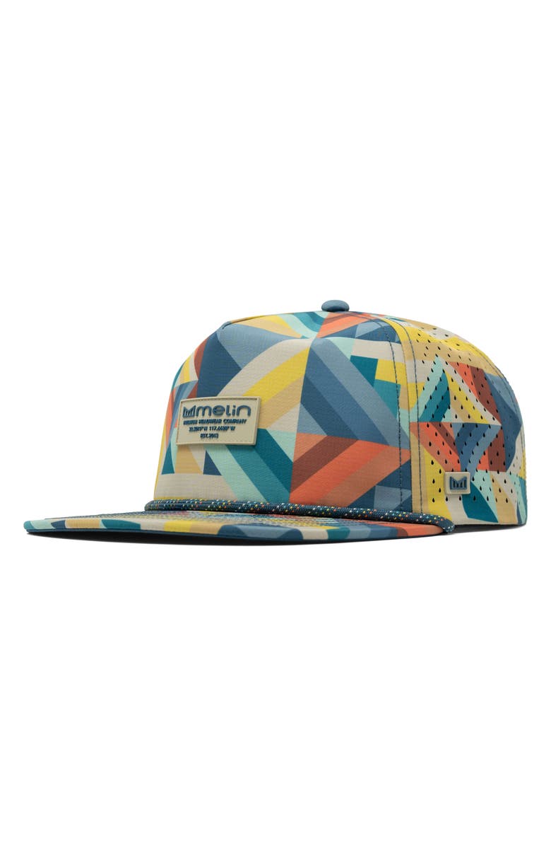 Melin Coronado Brick Hydro Performance Snapback Hat, Main, color, 
