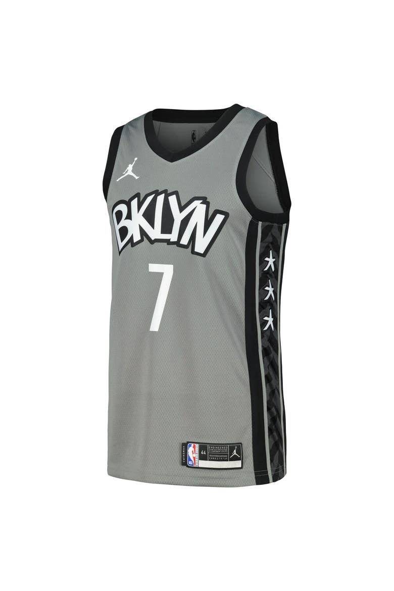 Men's Nike Kevin Durant Gray Brooklyn Nets Swingman Player Jersey - Statement Edition, Alternate, color, Gray