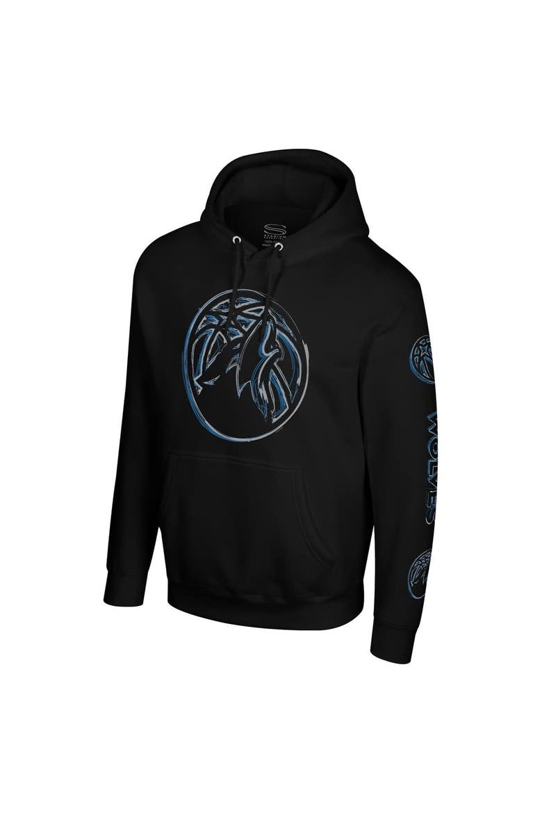 Unisex Stadium Essentials  Black Minnesota Timberwolves Elementized Ride Hoodie, Alternate, color, Black