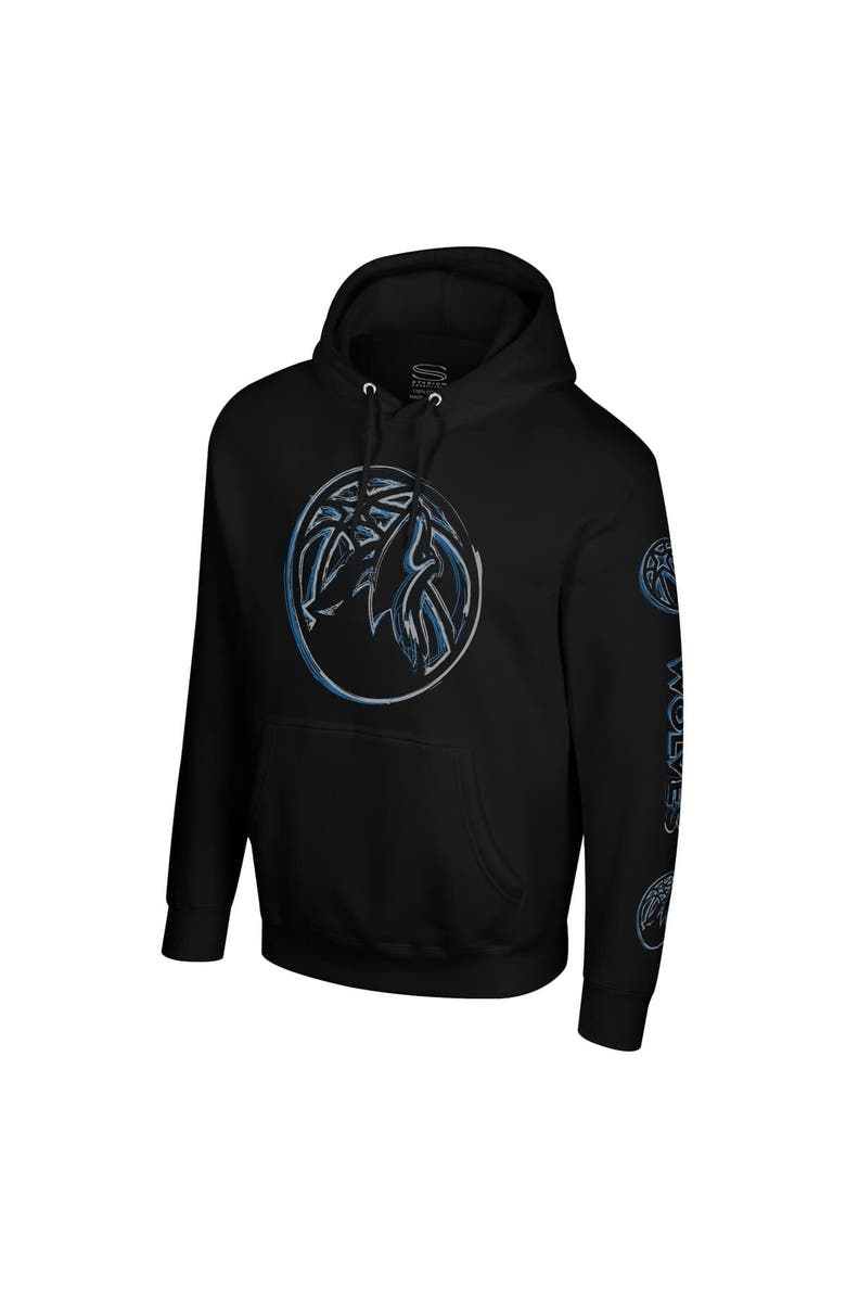 Stadium Essentials Unisex Stadium Essentials Black Minnesota Timberwolves Elementized Ride Hoodie, Alternate, color, Black