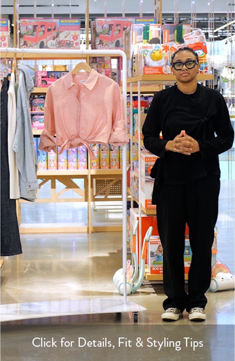 Lisa Linen Button-Up Shirt, sales video thumbnail