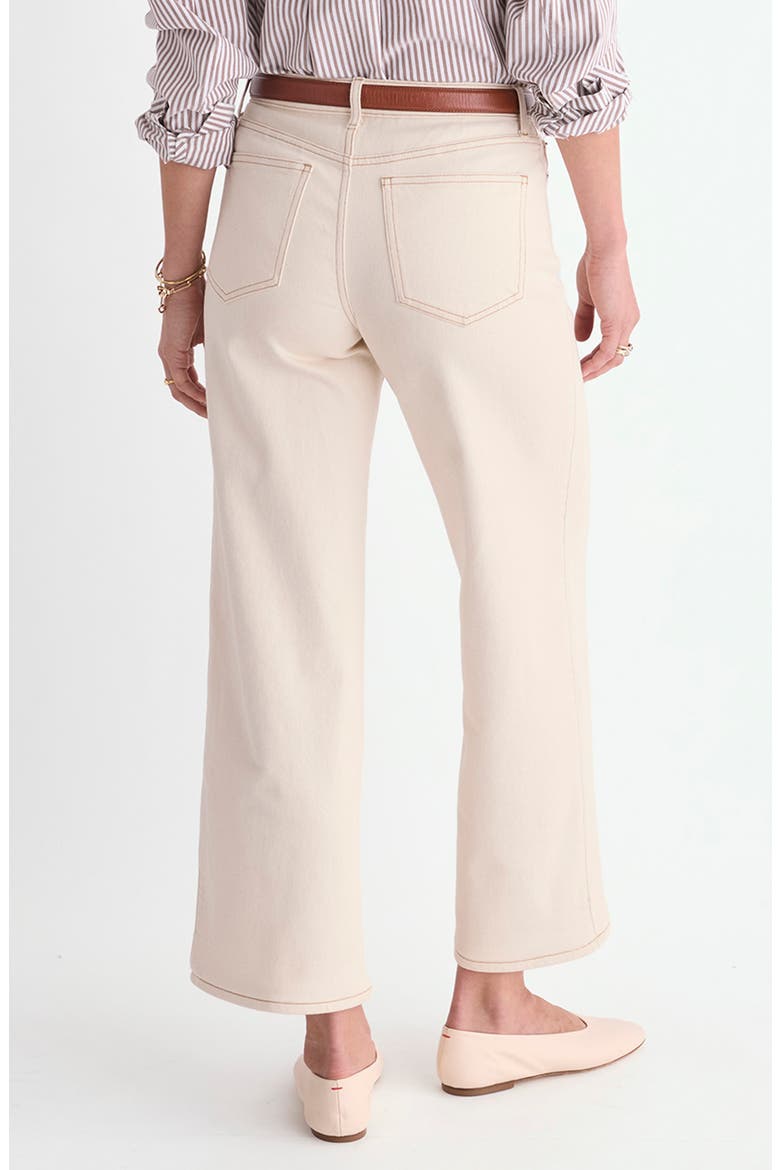 Whitney High Waist Wide Leg Jeans, Alternate, color, ECRU