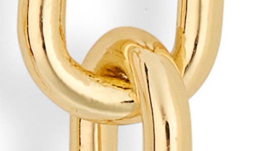 Nordstrom Rack Demi Fine Triple Link Linear Drop Earrings In Gold