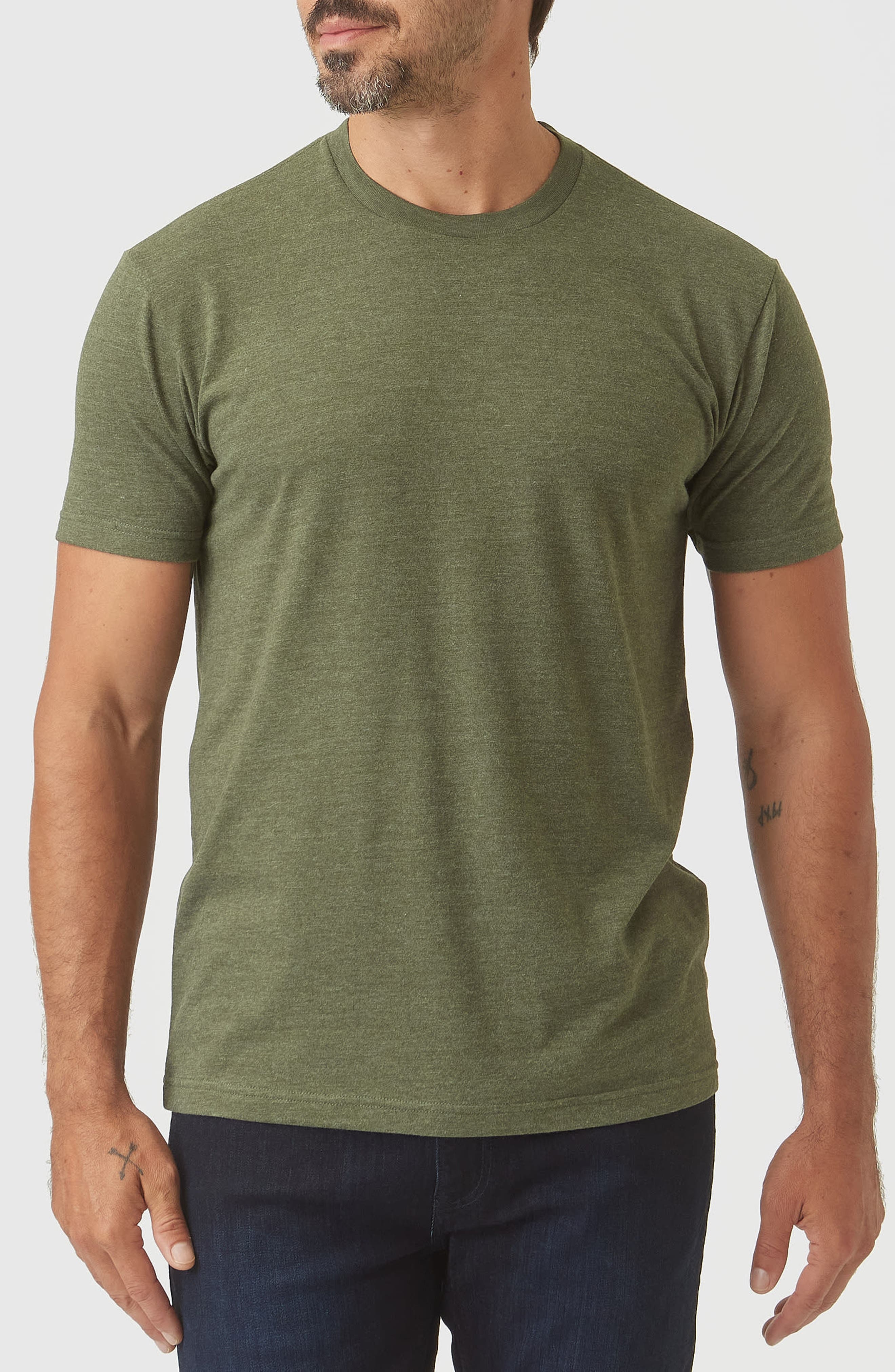 OLIVE GREEN HEATHER