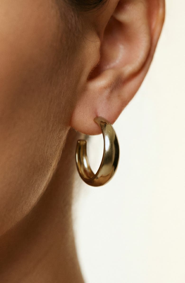 ARGENTO VIVO Chunky Hoop Earrings, Alternate, color, Silver