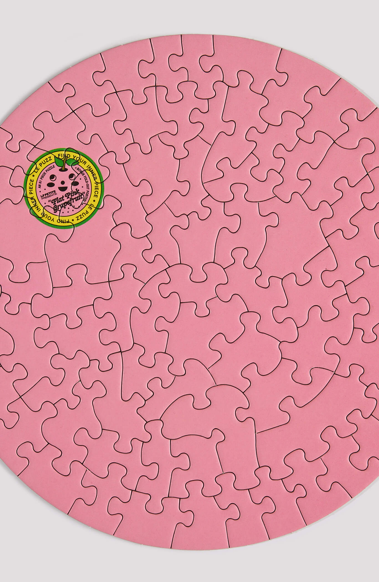 Le Puzz Flat Grapefruit 81 Piece Mini Jigsaw Puzzle, Alternate, color, NO COLOR