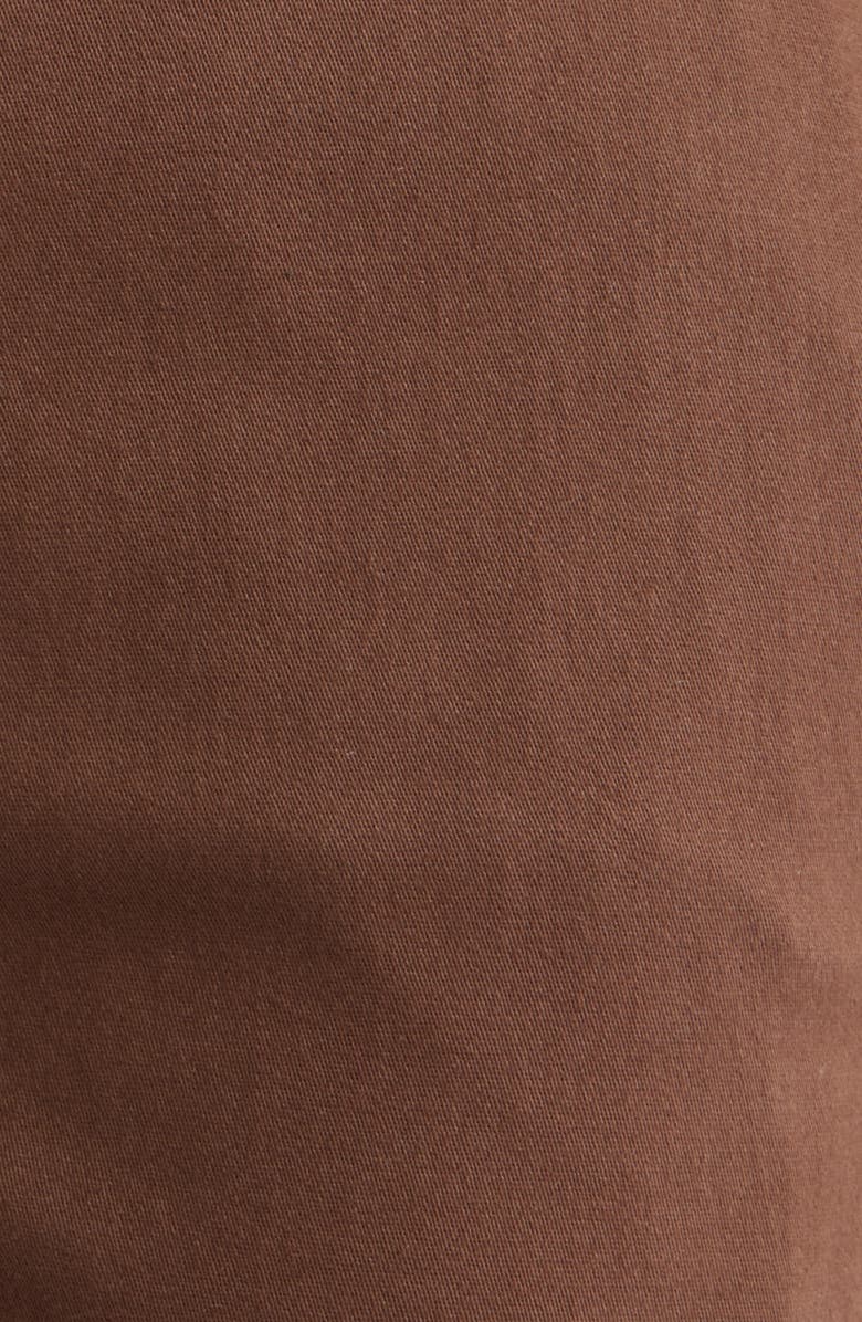 Hue Kick Flare Stretch Cotton Pull-On Pants, Alternate, color, Shaved Chocolate