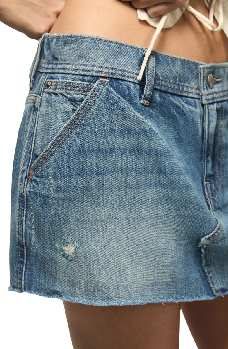 Lucky Brand Legend Denim Miniskirt, Alternate, color, Got Lucky Wash