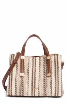 Dinky Dorrie Woven Canvas Satchel