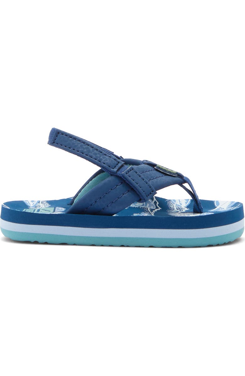 Reef Little Ahi Sandal, Alternate, color, Royal Sharks