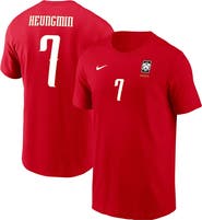 Nike Men's Nike Son Heung-Min Red South Korea National Team Name & Number T-Shirt