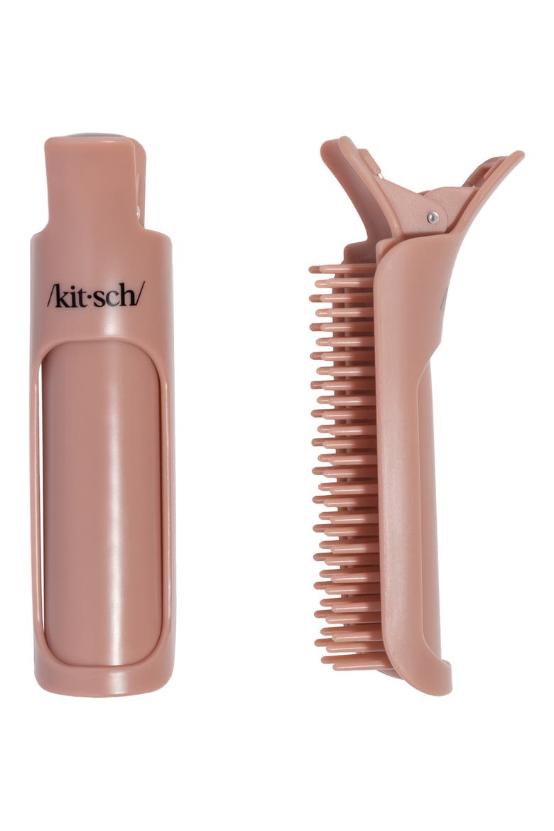2-Piece Volumizing Hair Clips, Alternate, color, TERRACOTTA