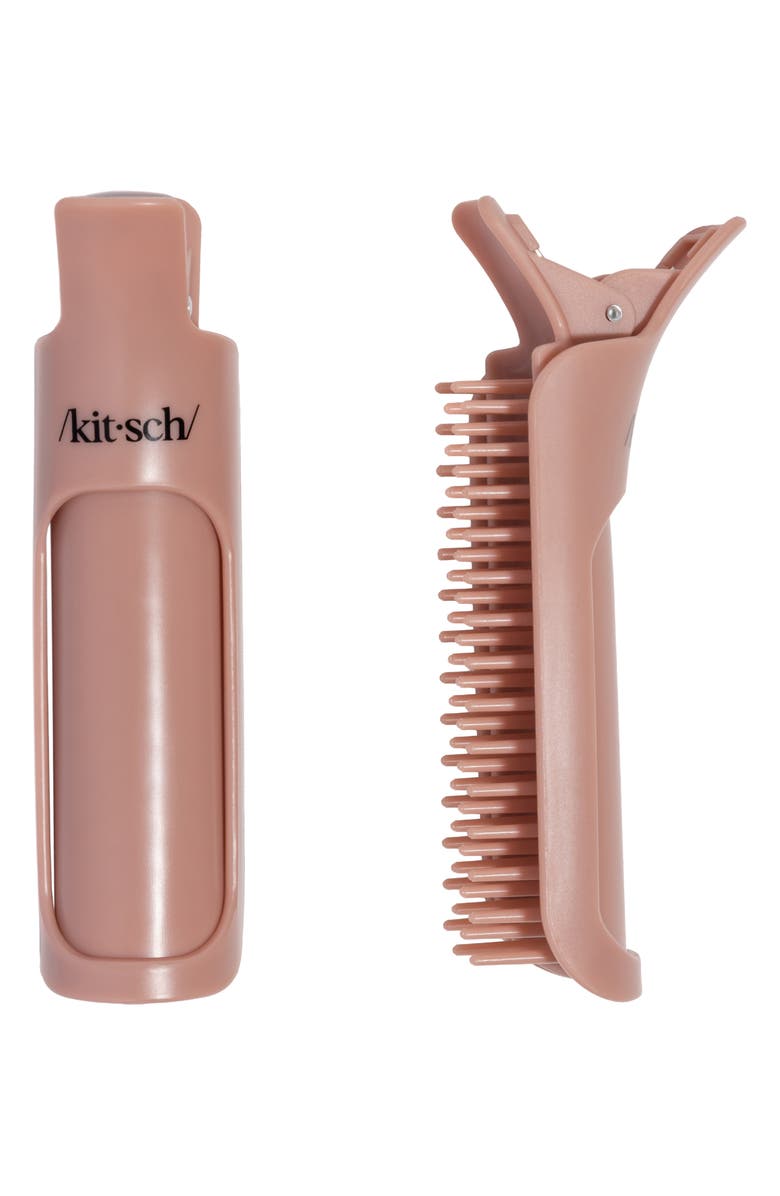 Kitsch 2-Piece Volumizing Hair Clips, Alternate, color, Terracotta