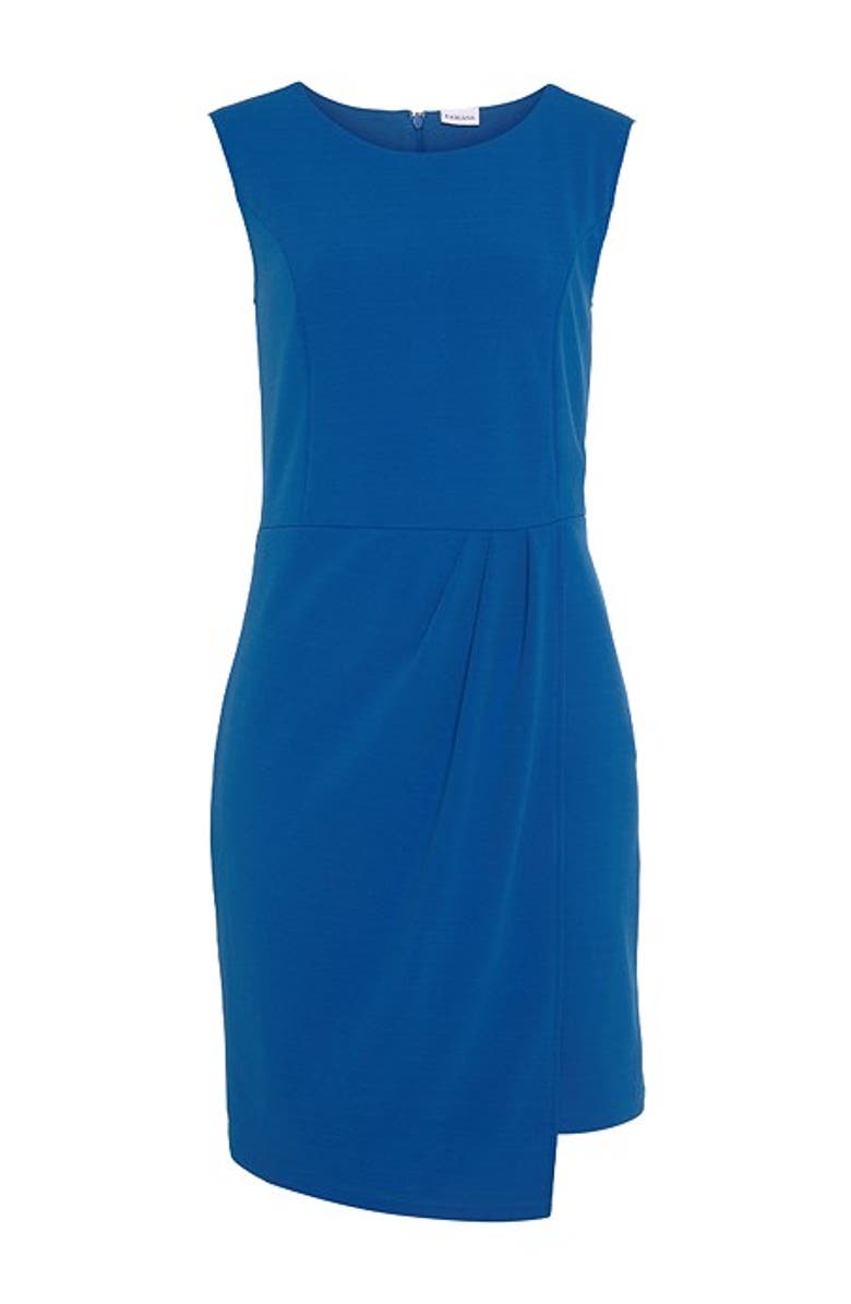 LASCANA Women's Asymmetrical Hem Dress, Alternate, color, Blue
