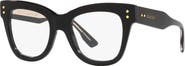 Gucci 50mm Cat Eye optical glasses