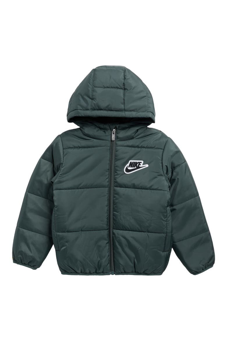 Kids' Futura Essential Heavyweight Puffer Jacket, Main, color, CAMO GREEN