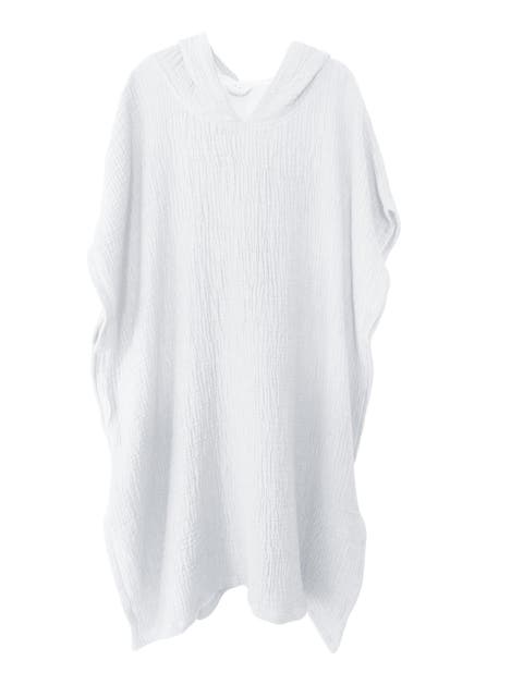 Crinkled Cotton Cuddle Hooded Poncho