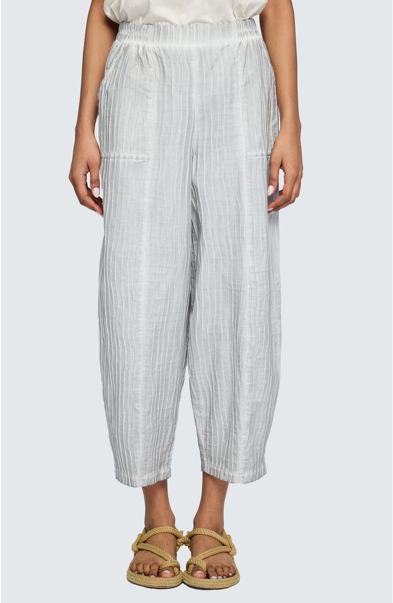 LUUKAA Anouk Garment-Dyed O-Shape Pants, Alternate, color, Ash Grey
