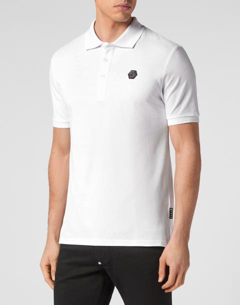 Slim Fit Polo Shirt Ss Skully Gang Men