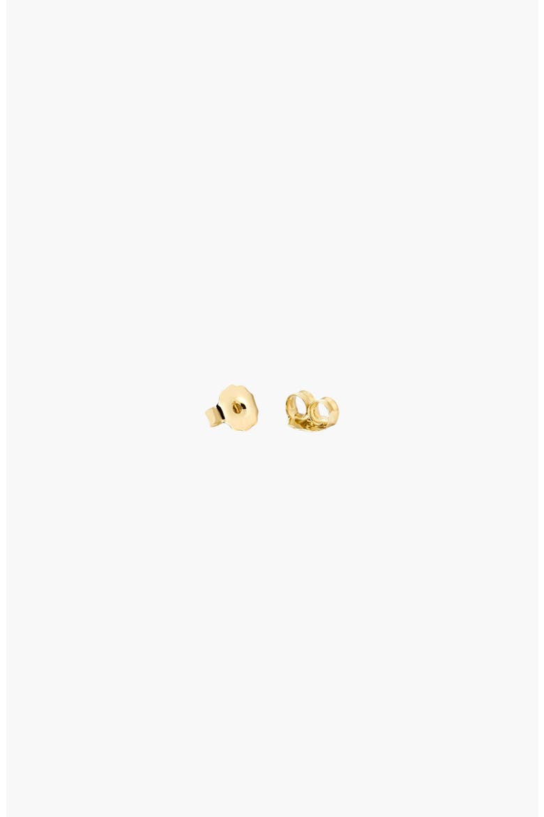 Heart Pavé Diamond Stud Earrings, Alternate, color, Yellow Gold