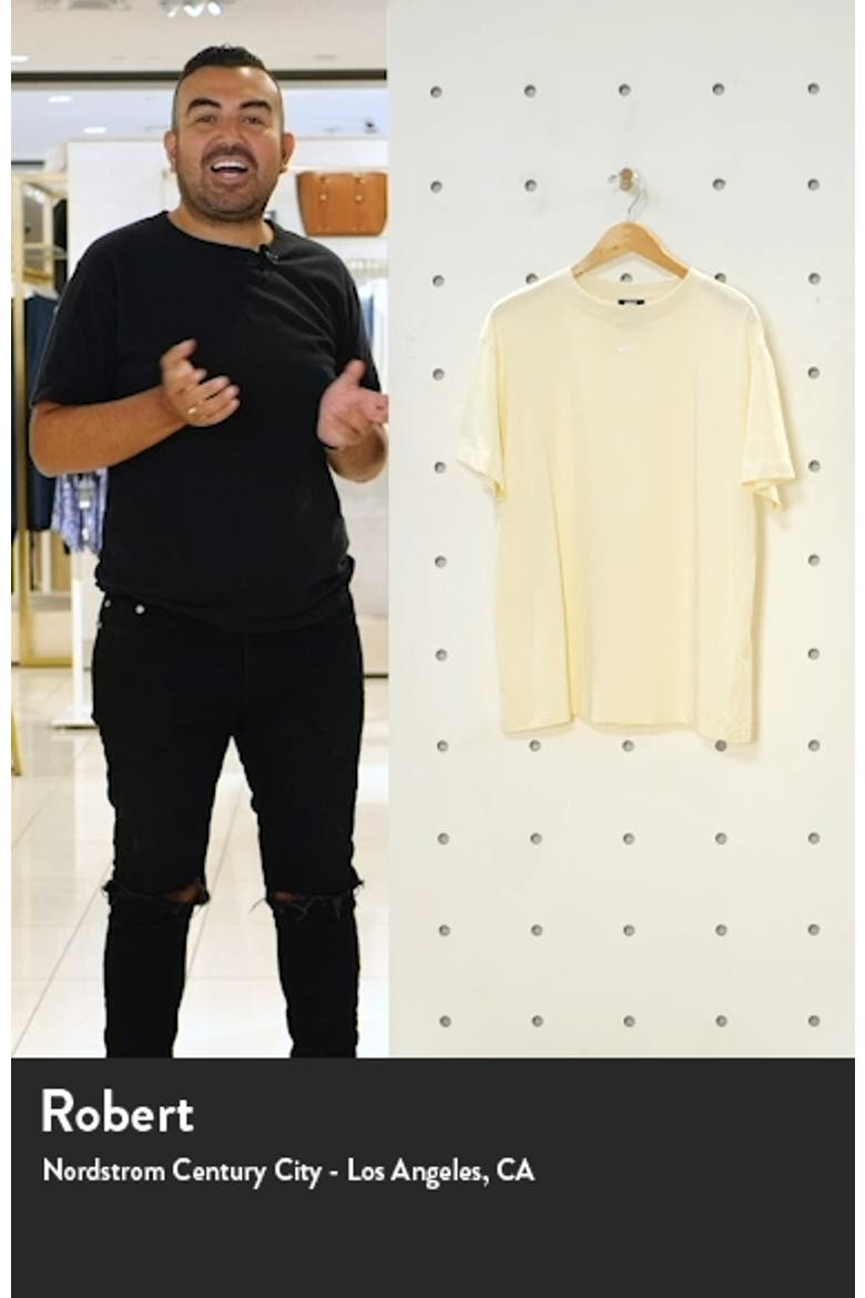 Essential Embroidered Swoosh Cotton T-Shirt video