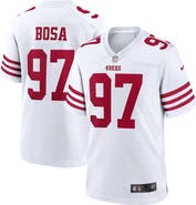 Nike Men's Nike Nick Bosa White San Francisco 49ers Player Game Jersey