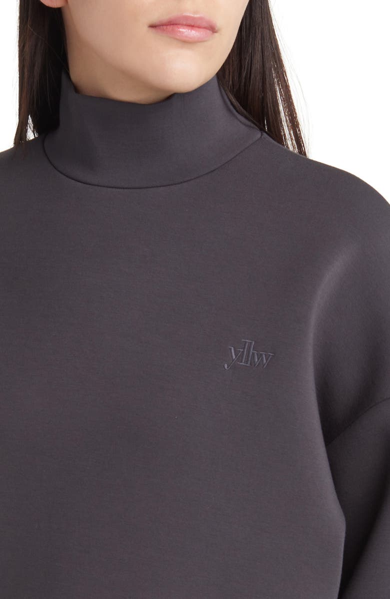 YELLOW THE LABEL Maya Scuba Pullover, Alternate, color,