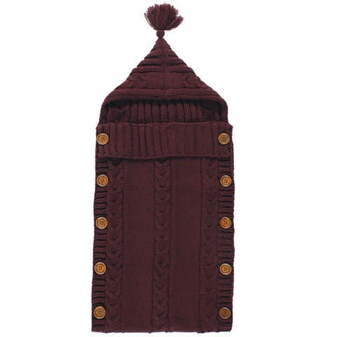 Cozy Knitted Infant Stroller Cocoon