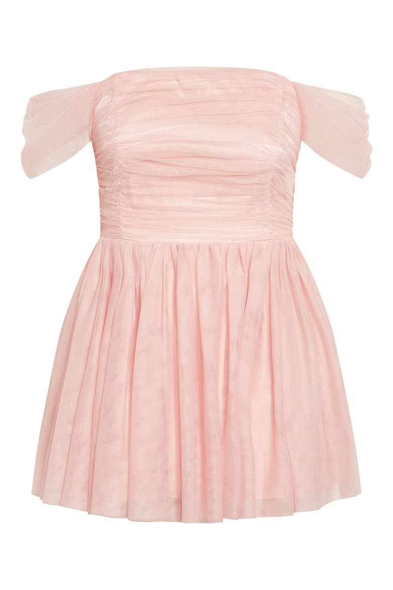 Lulu Fit & Flare Minidress, Alternate, color, DUSTY PINK