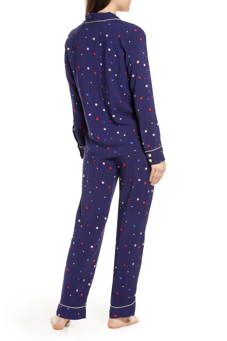 Cosmic Dreamer Pajamas, Alternate, color, NAVY