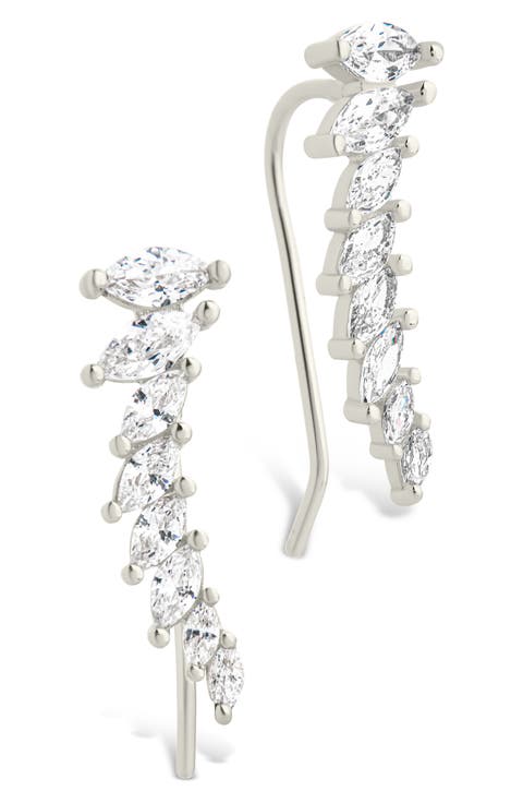 Skye Cubic Zirconia Threader Stud Earring