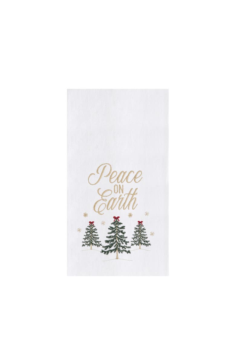 C&F Home Peace On Earth Forest Towel, Main, color, Gold