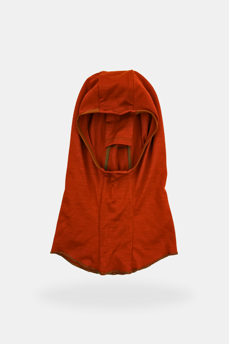 Merino Wool Balaclava, Alternate, color, Rust