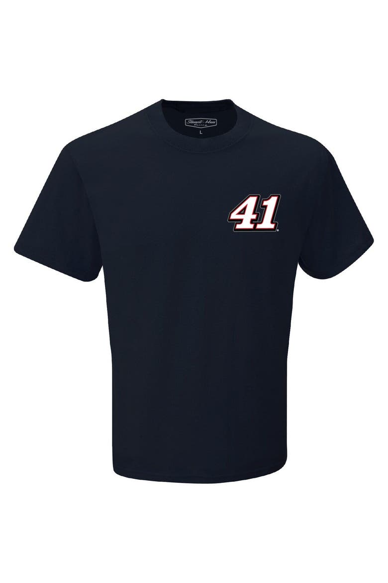 Men's Stewart-Haas Racing Team Collection Navy Ryan Preece Exclusive Tonal Flag T-Shirt, Alternate, color, Navy