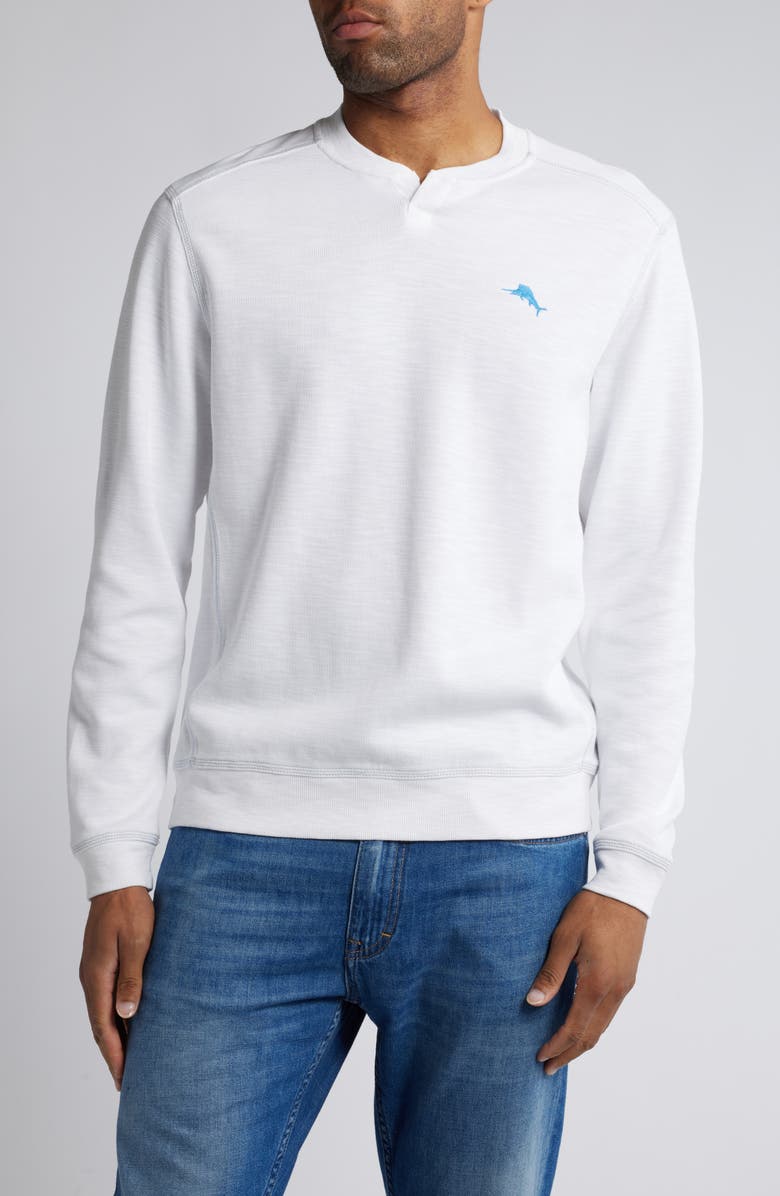 Tommy Bahama Tobago Bay Notch Neck Sweatshirt, Main, color,