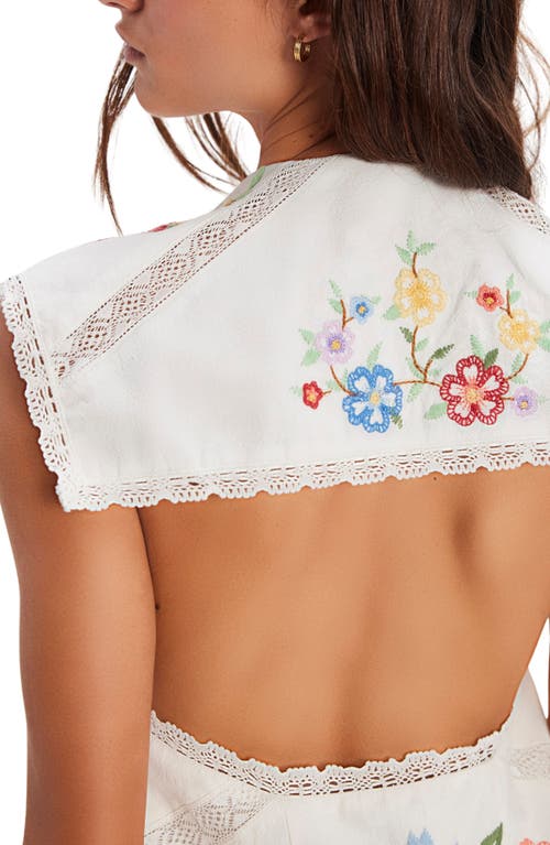 Free People Willow Embroidered Lace Minidress