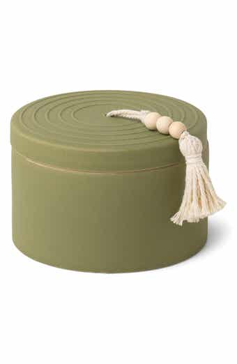 Cypress & Fir Sage Green Ceramic Candle