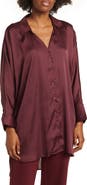 BY DESIGN Marissa Collared Poly Silk Tunic